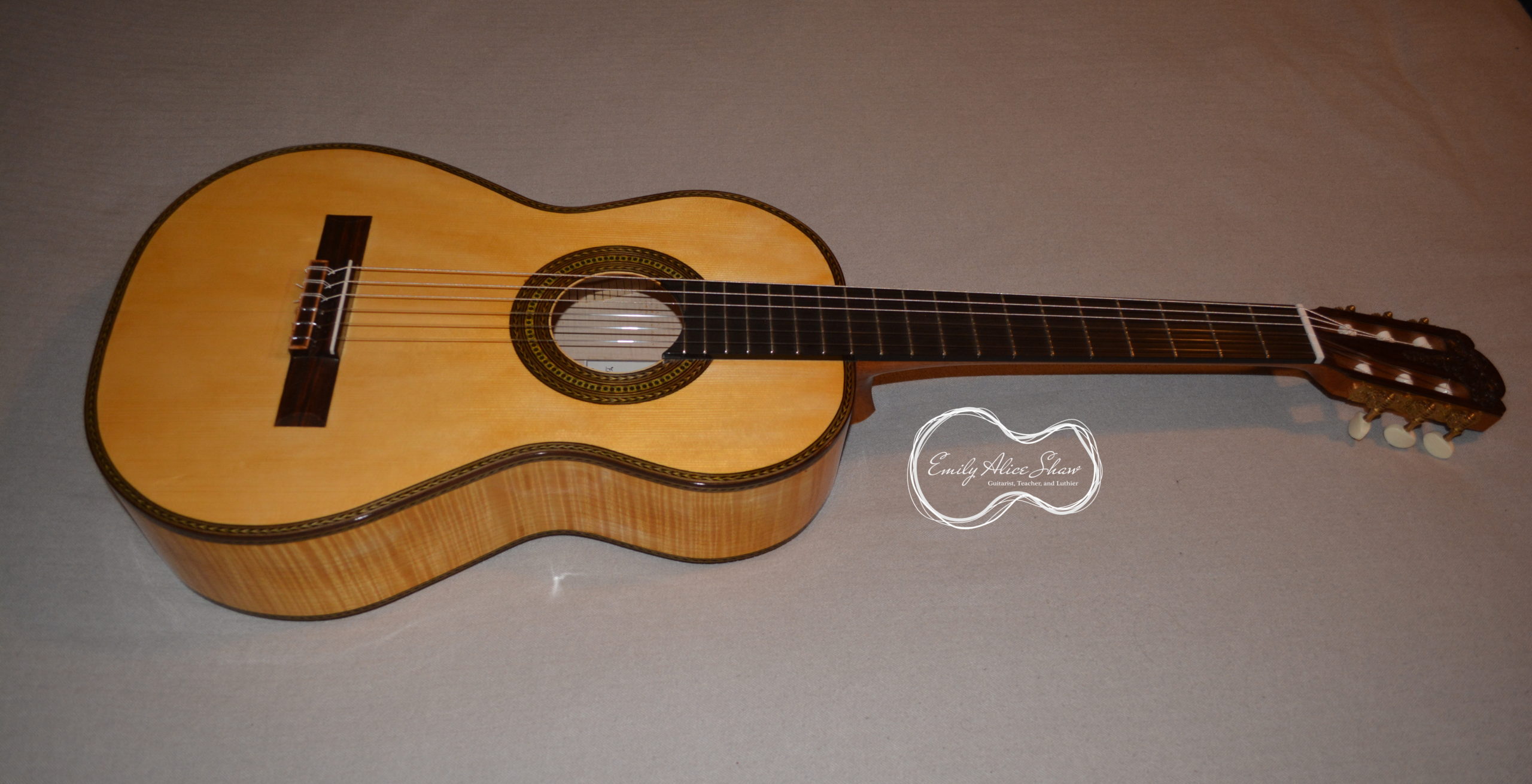 Completed guitar no. 025